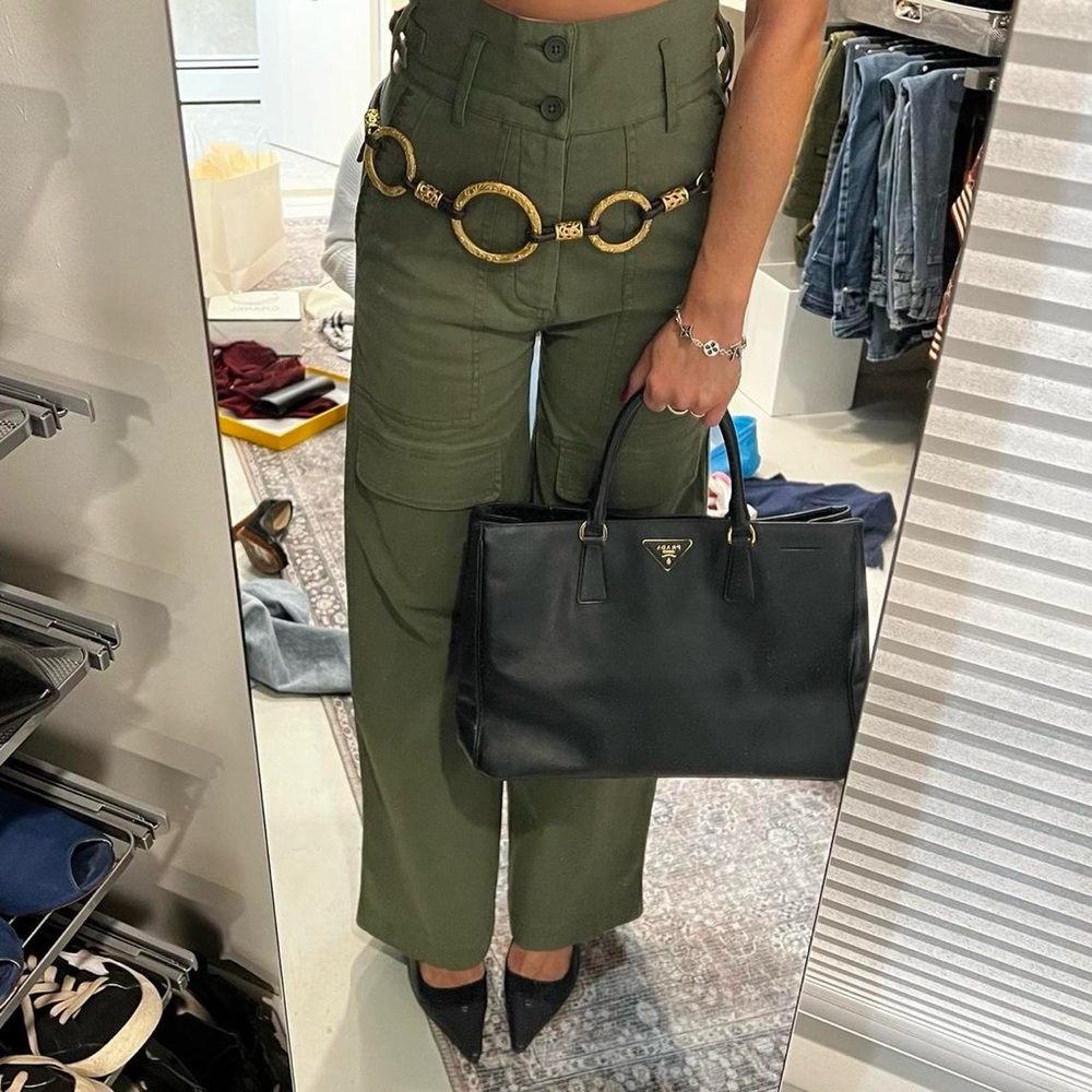 Prada Saffiano Tote in Black